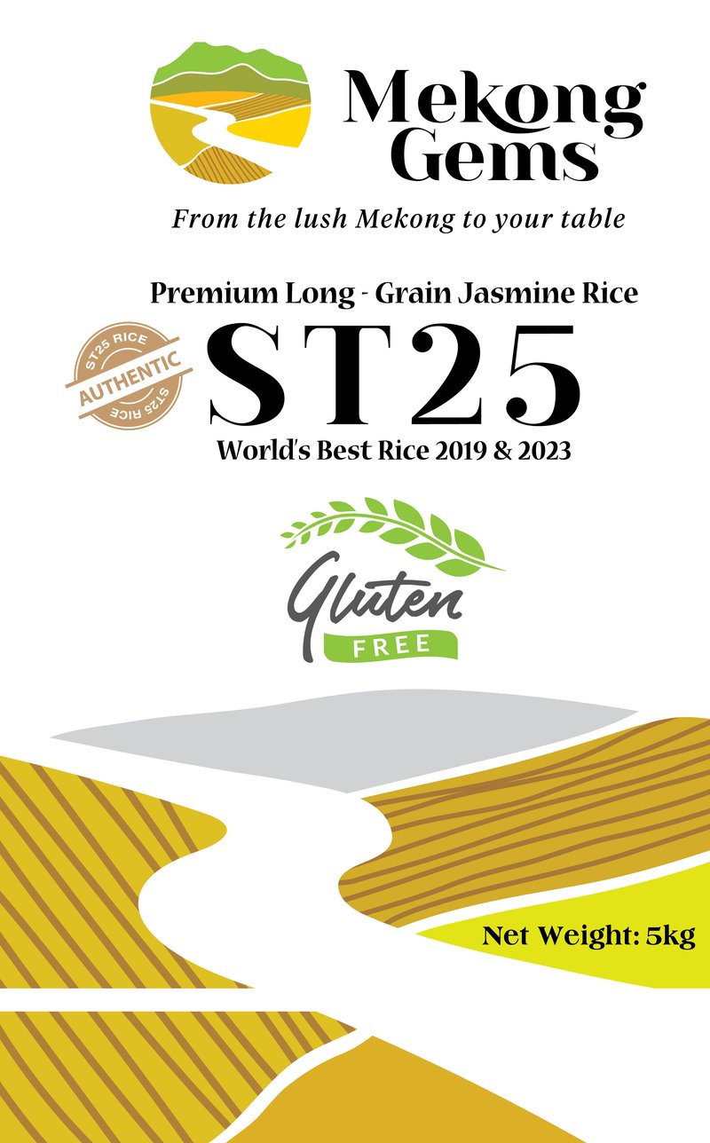 Mekong Gems ST25 rice, 5kg pack